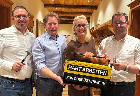 Hart arbeiten für Oberösterreich und Wels-Land Michael Weber