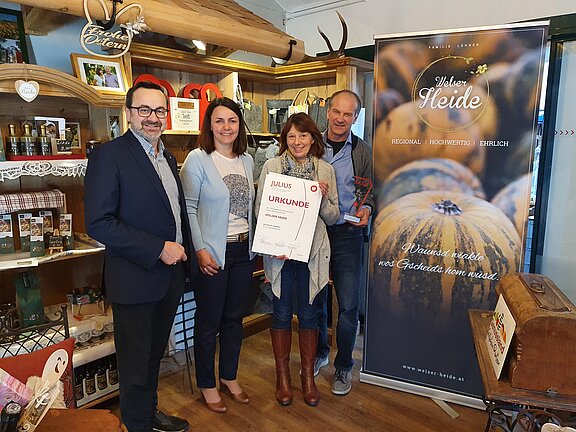 Julius Award für Kürbiskernprodukte