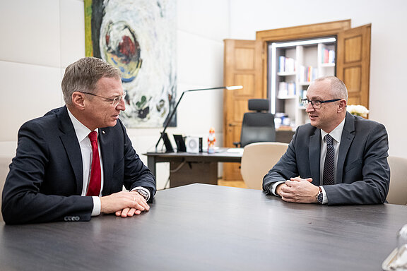 Landeshauptmann Stelzer, Vizebürgermeister Seemann Bürgermeisterwahl Pichl bei Wels