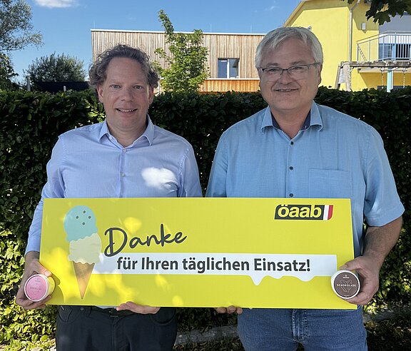 Michael Weber ÖAAB Eisaktion