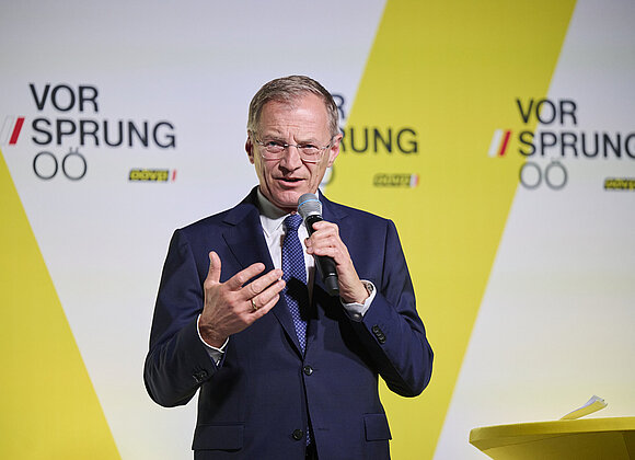 Landeshauptmann Thomas Stelzer Vorsprung OÖ