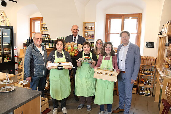 Thalheimer Laden Landesrat Christian Dörfel